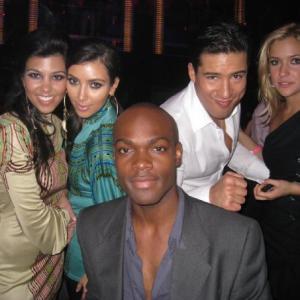 Kourtney Brown Kourtney Kardashian Kim Kardashian Mario Lopez and Kirstin Cavallari