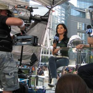 NBC Universal / Telemundo. NFL kick-off 08. Leti Coo & Jessi Losada.