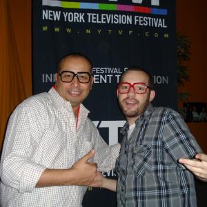 Jorge Rivera and Brian Rolling at the New York Television Festival, 2010
