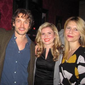 Hugh Dancy Olivia Gudaniec and Claire Danes