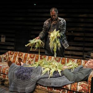 Michael Navarra and Ranall King in Buried Child.