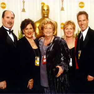 Backstage at The Academy Awards David Gordon Marily Gordon Bethlyn Hand Linda Mangola Robert Kusserow