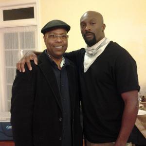 Ro Brooks and Casting Director Peter Wise on set of Pastor Shirley Feature Film