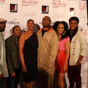 left to rightRo BrooksBarry Floyd Director Jeff Byrd Writer Allison Brown and Trevor Jackson