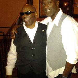 Ro Brooks and Ellis Hall Ray Charles protege after his concert at Cal TechBeckman Hall