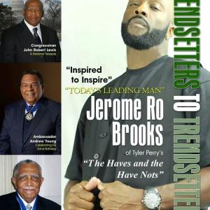 Ro Brooks on the cover of Trendsetters to Trendsetters Magazine