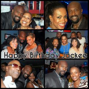Ro Brooks and friends helping Jackee celebrate her birthday