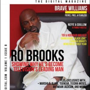 Ro Brooks on the cover of Urban Grandstand Digital Magazine Aug 2015