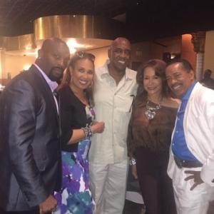 LR Ro Brooks Telma Hopkins Kenneth Reynolds Freda Payne Obba Babatunde at The Majestic Star Casino in Indiana for a Fathers Day Brunch followed by a Celebrity golf Charity Event