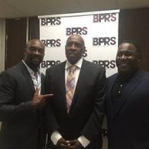 Ro Brooks and Ernest Harden Jr  The BPRS Black Public Relations Society Award Ceremony Honoring Kenneth Reynolds