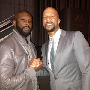 Ro Brooks and Common at the private screening of Selma