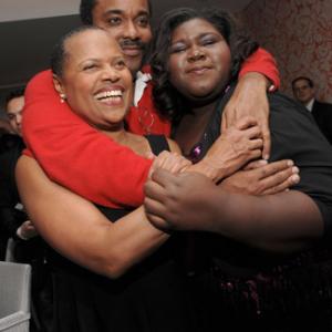 Lee Daniels Sapphire and Gabourey Sidibe at event of Precious 2009