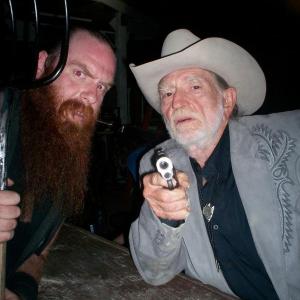 Brant Bumpers and Willie Nelson in Fighting With Anger