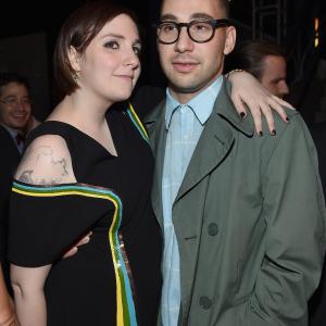 Lena Dunham and Jack Antonoff at event of Girls 2012