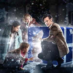 Holly Earl Claire Skinner Matt Smith and Maurice Cole in Doctor Who 2005