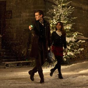 Still of Matt Smith and Jenna Coleman in Doctor Who 2005