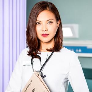 Crystal Yu as Dr Lily Chao in BBC Ones Casualty