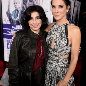 Sandra Bullock and Sue Kroll at event of Our Brand Is Crisis 2015