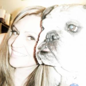 Lisa and her lovely bulldog Tasha Lisas two beautiful bullies bonded sisters from birth Tasha and Weezie Lisa rescued them at nearly 6 years old Forthcoming to the photos on imdb a picture of Lisa and the beautiful Weezie as well