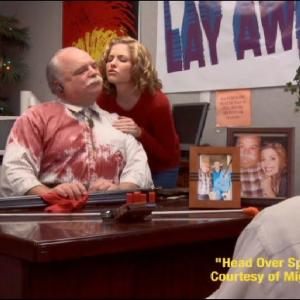 Still of Richard Riehle, Jen Lilley, and Daniel Bonjour in Head Over Spurs in Love