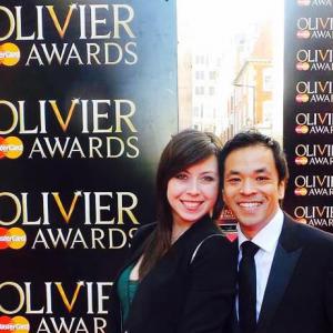 Jonathan Chan at the 2014 Olivier Awards