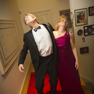 Filmmaker Patricia Boiko and Associate Producer Karl Weyrauch walk the Red CArpet