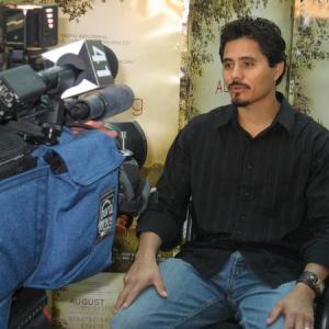 News Interview at The screening of August Evening in San Antonio, Tx