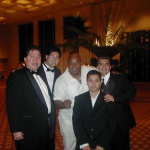 Latin BMI Awards 2002 In Miami FL Song writers Geraldo Valenzuala Guy Roark Abel Becerra