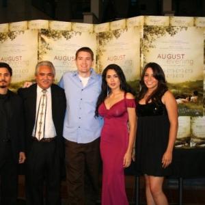 San Antonio screening of August Evening. Abel Becerra, Pedro Castaneda, Veronica Loren, Grisel Rodriguez, with A.E. Director Chris Eska.