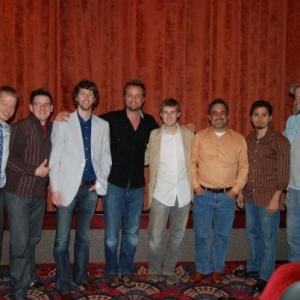 The Ecstasy of Gold cast and crew. Abel Becerra, Adam Oxen, John Elliot, Jason Leyva, Oklahoma City screening.