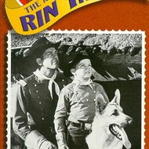 Lee Aaker, James Brown and Rin Tin Tin II in The Adventures of Rin Tin Tin (1954)