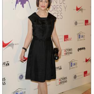 Esther Regina actress at Spanish Actors Union Awards Ceremony