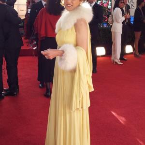 Esther Regina actress at Golden Globs Awards Ceremony