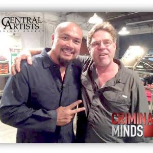 Crispin Alapag Criminal Minds Director Glenn Kershaw CBS