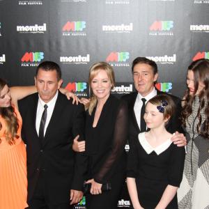 Mental Melbourne Premier  Bethany Whitmore with PJ Hogan and the Moochmore family