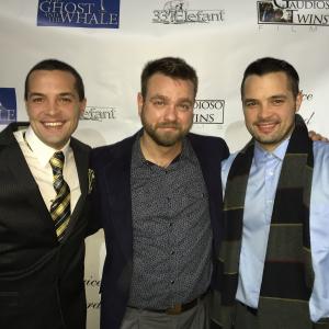 Bryan with The Gaudioso Twins at The Ghost and the Whale Screening
