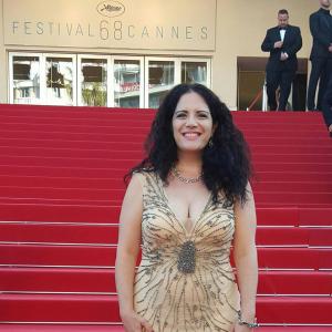 Alisha Marks at The Cannes Film Festival May 2015