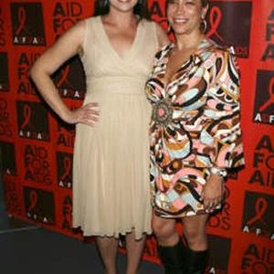 Elizabeth Regal aka Elizabeth Perez and Celebrity Musician Sherry Lewis Where the Boys are attend the red carpet fundraiser at The Lawrence Ashe Art Gallery on behalf of the Aid for Aids charity