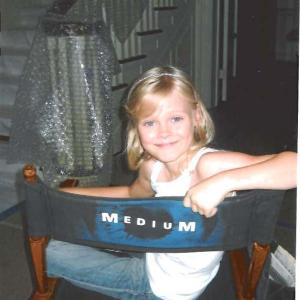 Harley as Lucy Calvert on the 100th episode of Medium
