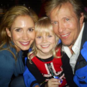 Harley, Jack Wagner and Ashley Jones at The Bold and The Beautiful's 2008 Christmas Party.