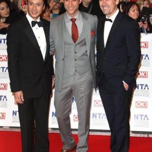 Rik Makarem attends National Television Awards 2012 with ITV co Stars