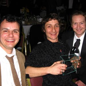 Winning Media Innovation Award for Think Tank project with Julian Vayne