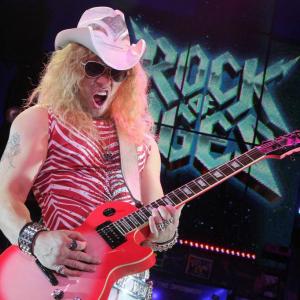 Chester See as Stacee Jaxx in Broadway's smash hit musical 'Rock of Ages.'