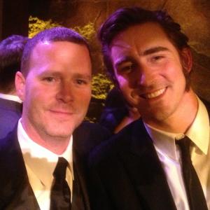 Steve McMichael and Lee Pace at The Hobbit Premiere in New York.