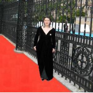 Thais M Sher  On her way to Bafta 2010