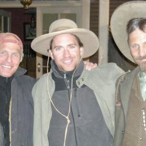 Ed Harris, Girard Swan and Viggo Mortenson on Appaloosa (2007)