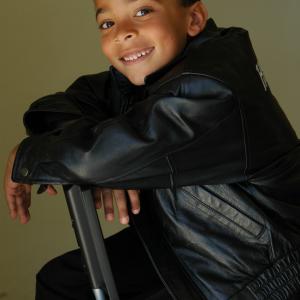Ethan Mekhi Scheid at his first photo shoot. A Star is Born...