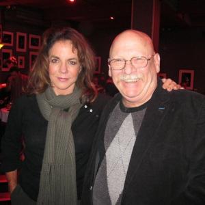 With the beautiful and gracious Stockard Channing.
