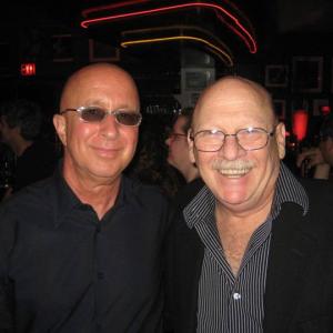 With Paul Shaffer at Birdland in NYC