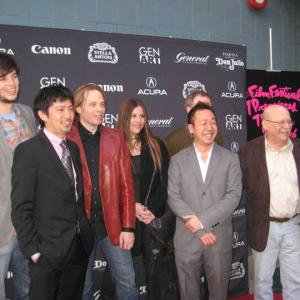 At the NYC Premier of the JapaneseAmerican Film The Hirosaki Players where I had a small role as The Union Stagehand